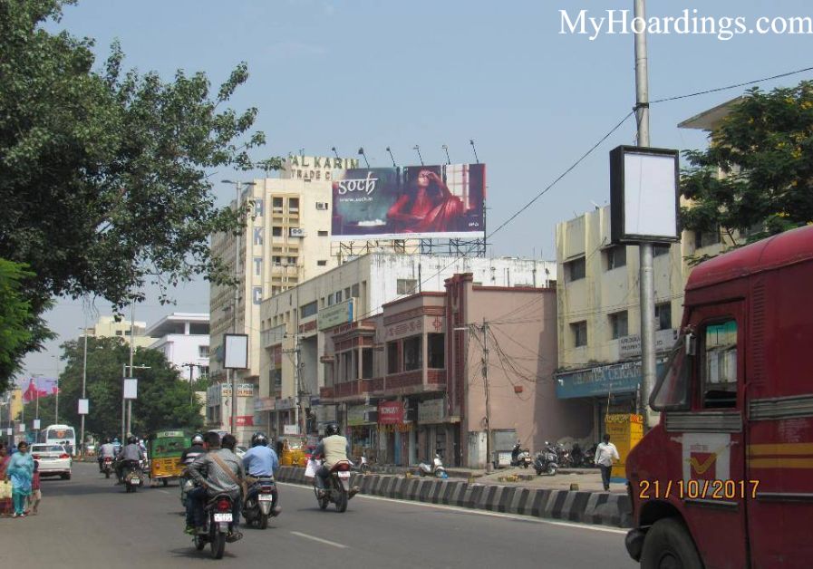 Hoardings M G Road Sundaram Honda in Hyderabad, Outdoor Media Agency Hyderabad